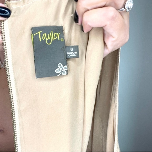 Taylor Tan A Line Fit and Flare Dress - Picture 10 of 15